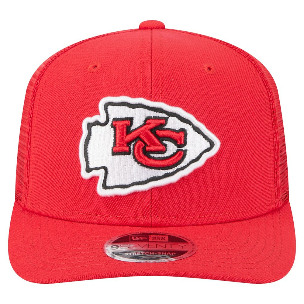 Kansas City Chiefs New Era Team Collection 9SEVENTY Stretch-Snap Adjustable Hat - Red Hats