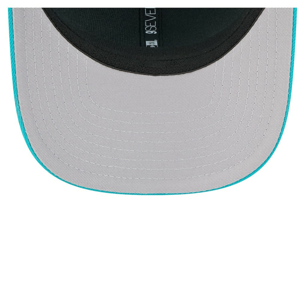 Miami Dolphins New Era Team Collection 9SEVENTY Stretch-Snap Adjustable Hat - Aqua Hats