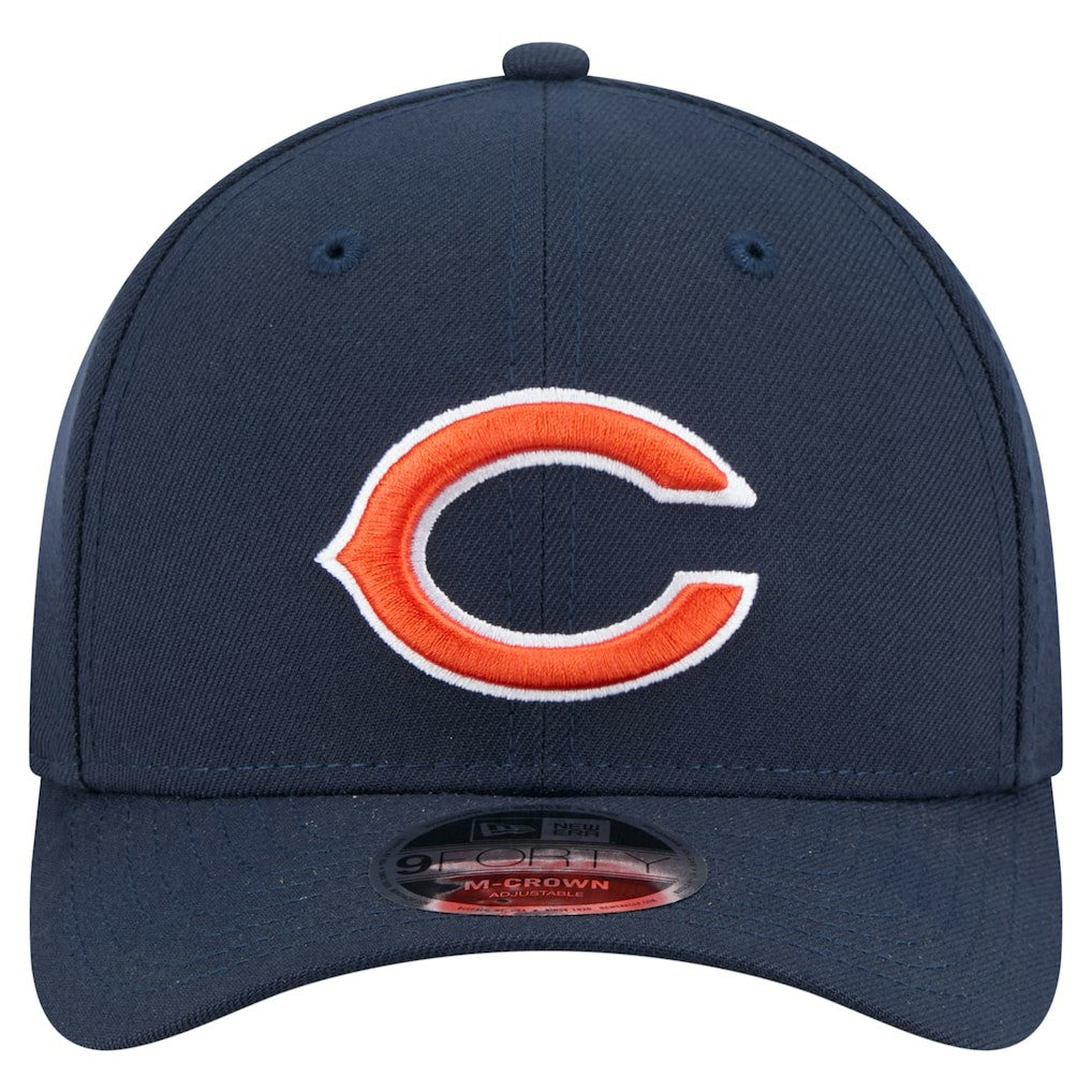 Chicago Bears New Era Team Collection 9FORTY M-Crown Adjustable Hat - Navy Hats