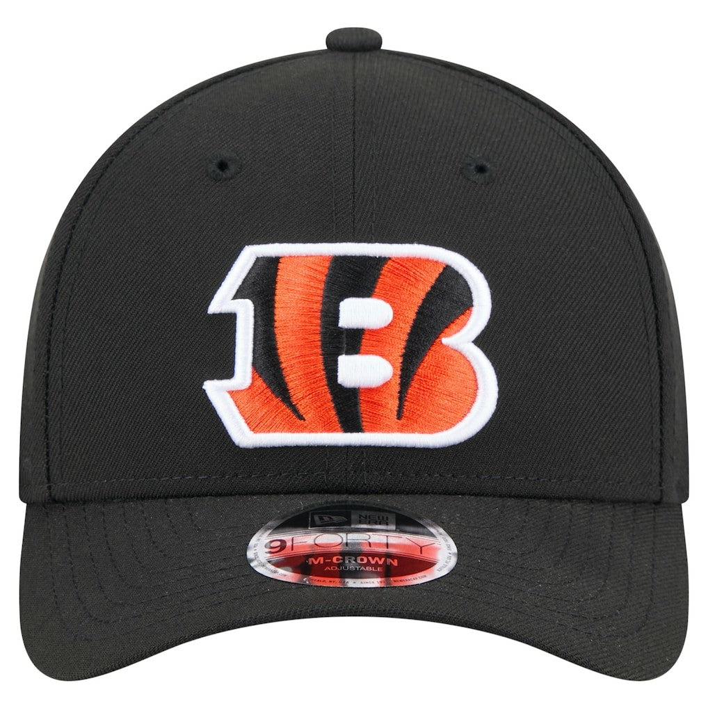 Cincinnati Bengals New Era Team Collection 9FORTY M-Crown Adjustable Hat - Black Hats