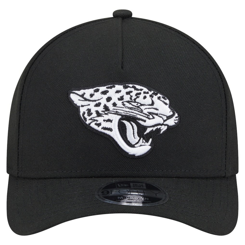 Jacksonville Jaguars New Era Team Collection 9FORTY M-Crown A-Frame Adjustable Hat - Black Hats