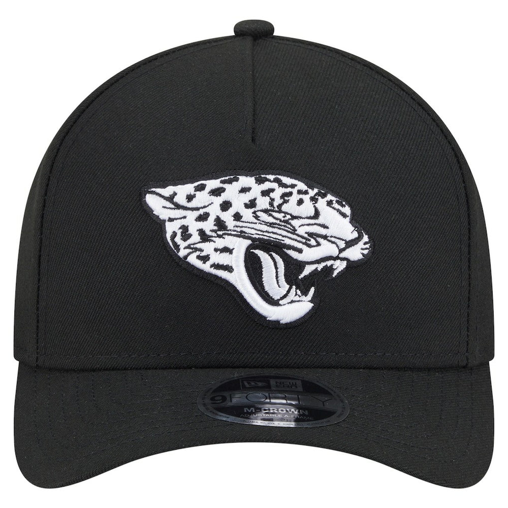 Jacksonville Jaguars New Era Team Collection 9FORTY M-Crown A-Frame Adjustable Hat - Black Hats