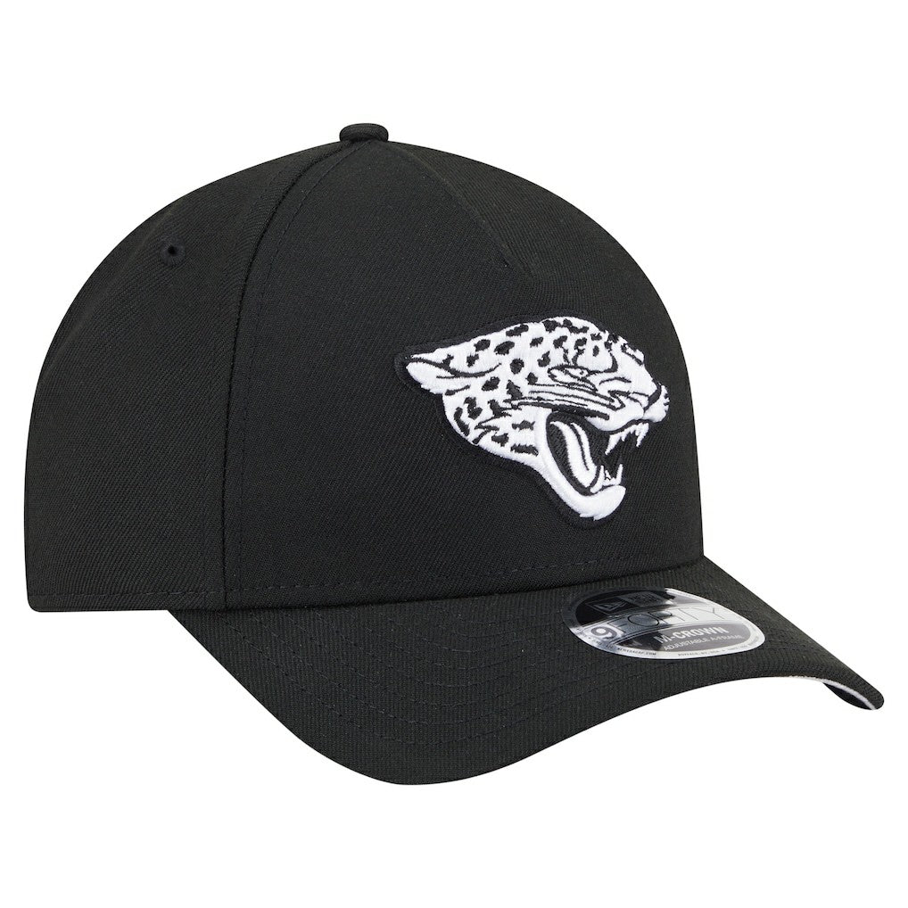 Jacksonville Jaguars New Era Team Collection 9FORTY M-Crown A-Frame Adjustable Hat - Black Hats