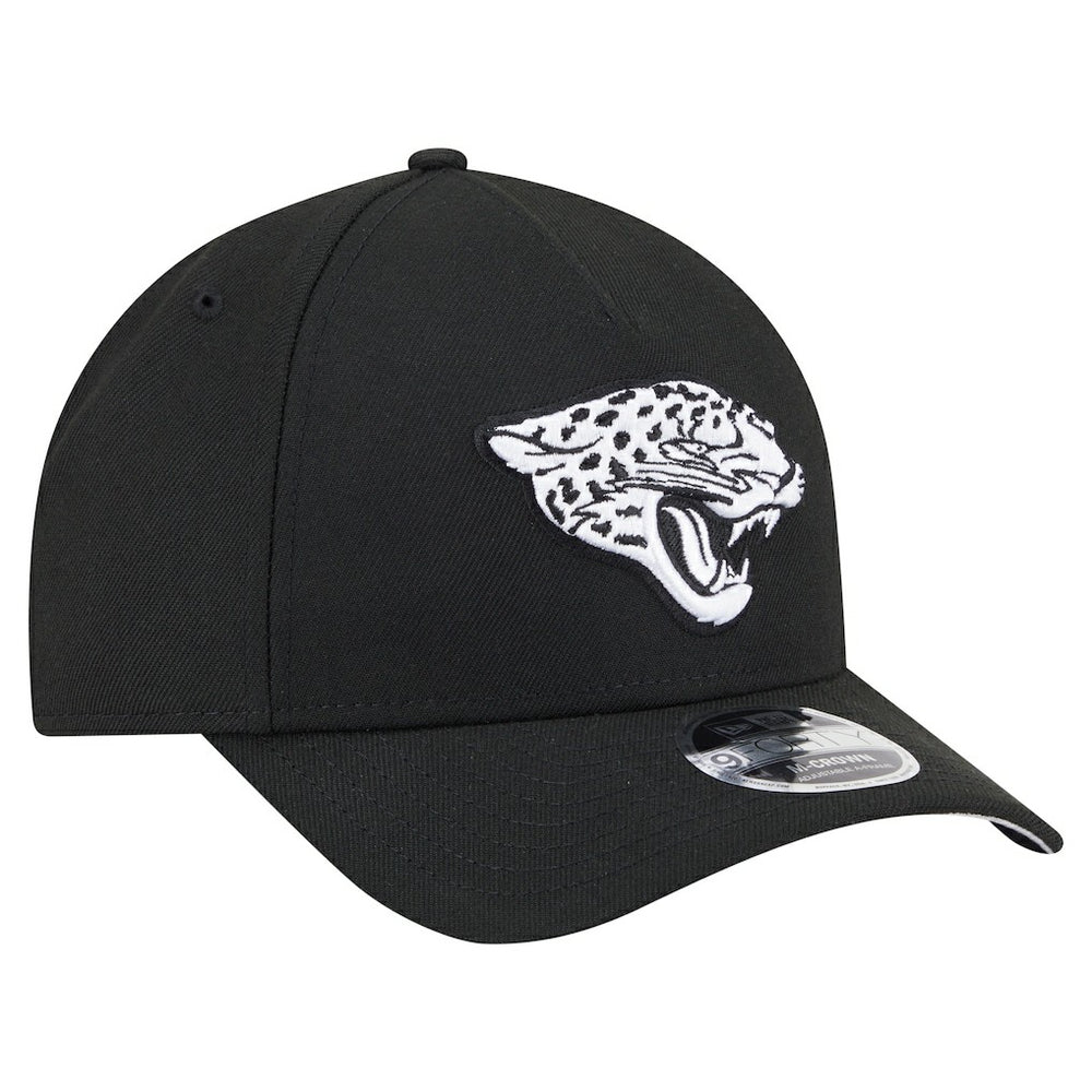 Jacksonville Jaguars New Era Team Collection 9FORTY M-Crown A-Frame Adjustable Hat - Black Hats