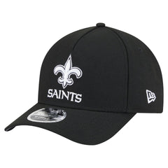 New Orleans Saints New Era Team Collection 9FORTY M-Crown A-Frame Adjustable Hat - Black Hats