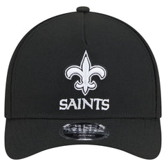 New Orleans Saints New Era Team Collection 9FORTY M-Crown A-Frame Adjustable Hat - Black Hats