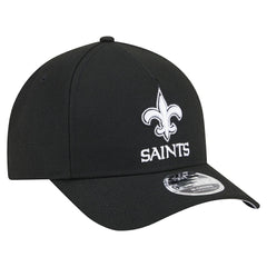 New Orleans Saints New Era Team Collection 9FORTY M-Crown A-Frame Adjustable Hat - Black Hats