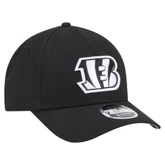 Cincinnati Bengals New Era Team Collection 9FORTY M-Crown A-Frame Adjustable Hat - Black Hats