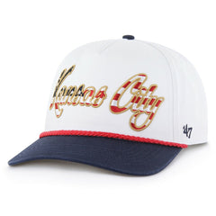 Kansas City Chiefs '47 Patriotic Overhand Hitch Adjustable Hat - White Hats