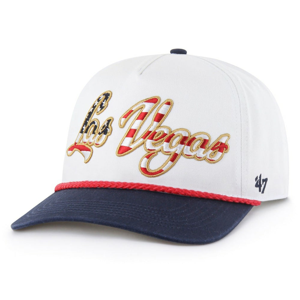 Las Vegas Raiders '47 Patriotic Overhand Hitch Adjustable Hat - White Hats
