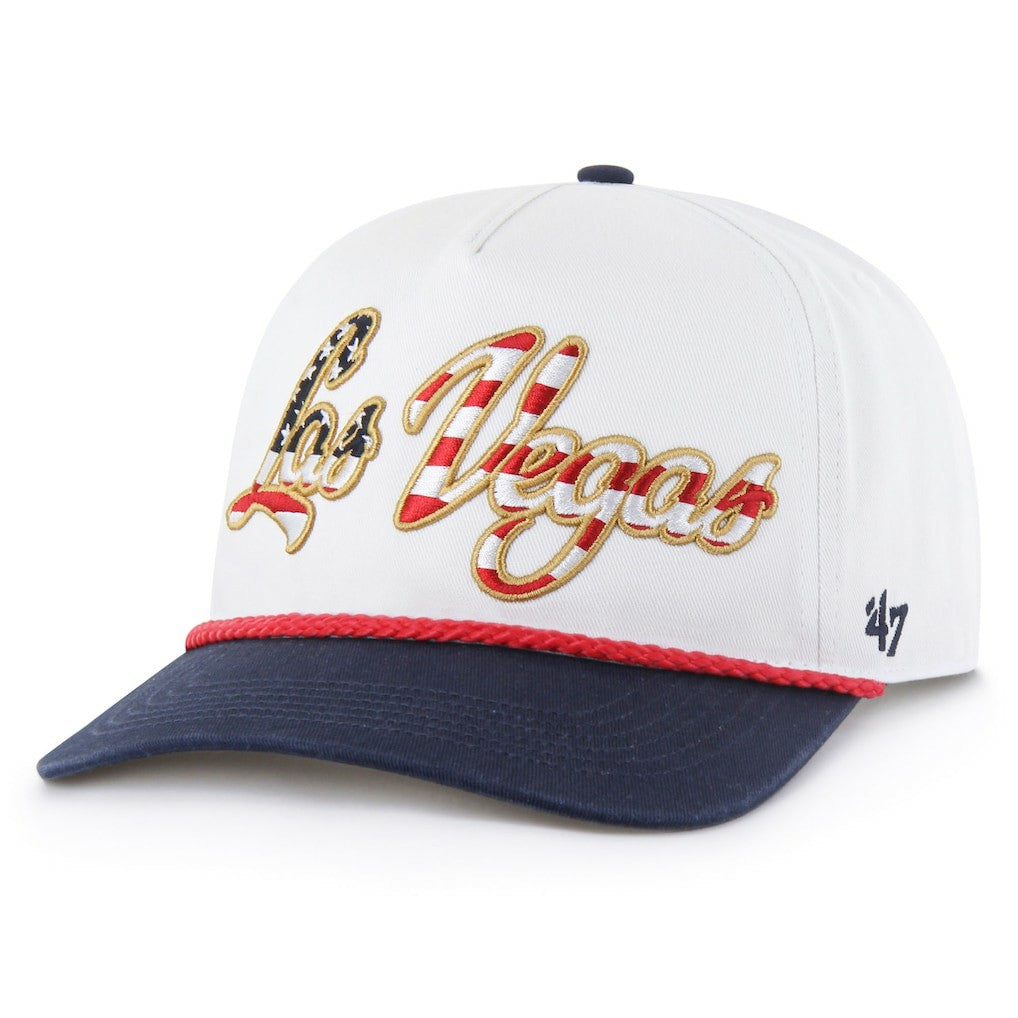 Las Vegas Raiders '47 Patriotic Overhand Hitch Adjustable Hat - White Hats