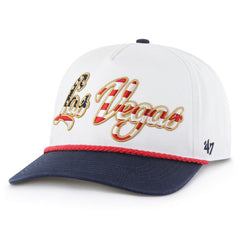 Las Vegas Raiders '47 Patriotic Overhand Hitch Adjustable Hat - White Hats