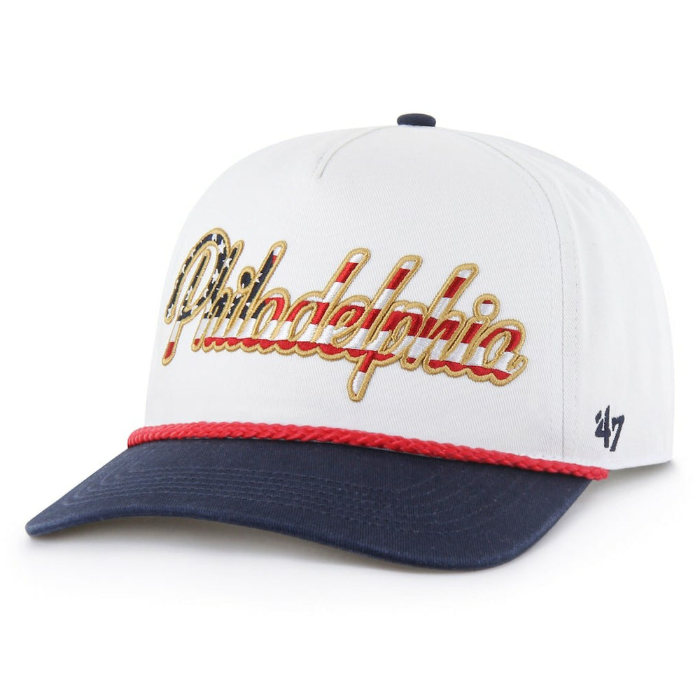 Philadelphia Eagles '47 Patriotic Overhand Hitch Adjustable Hat - White Hats