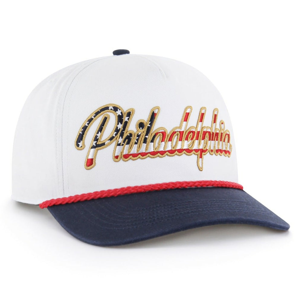 Philadelphia Eagles '47 Patriotic Overhand Hitch Adjustable Hat - White Hats