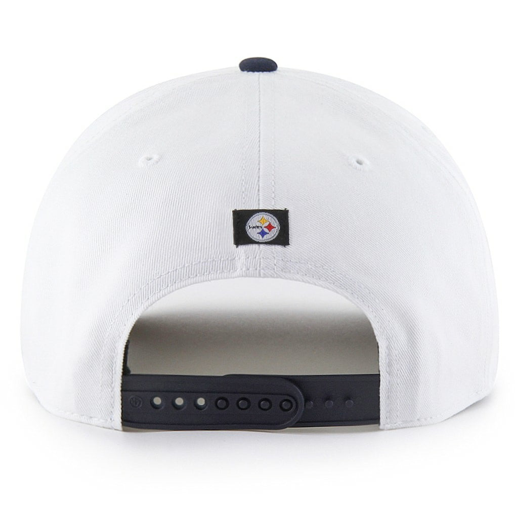 Pittsburgh Steelers '47 Patriotic Overhand Hitch Adjustable Hat - White Hats