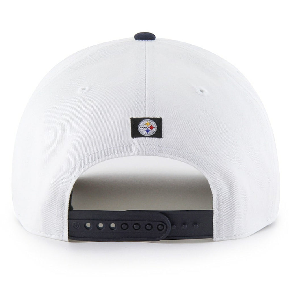 Pittsburgh Steelers '47 Patriotic Overhand Hitch Adjustable Hat - White Hats