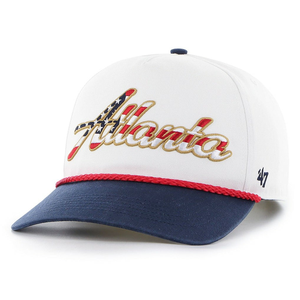 Atlanta Falcons '47 Patriotic Overhand Hitch Adjustable Hat - White Hats