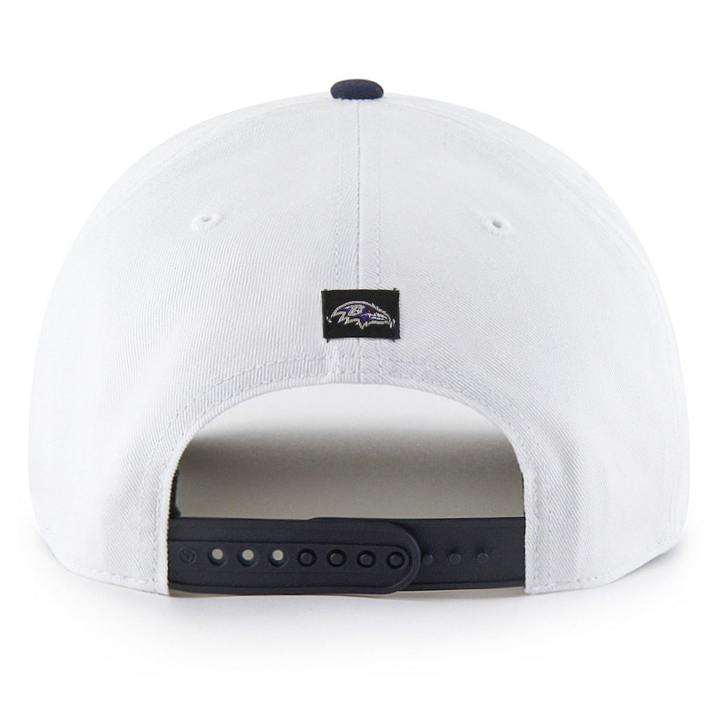 Baltimore Ravens '47 Patriotic Overhand Hitch Adjustable Hat - White Hats