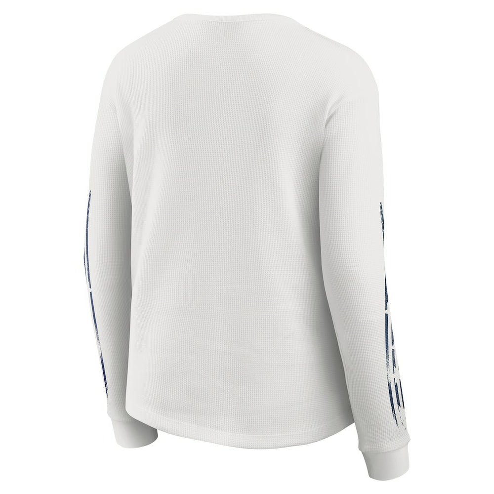 Dallas Cowboys WEAR by Erin Andrews Women's Graphic Waffle Long-Sleeve T-Shirt - White T-shirts
