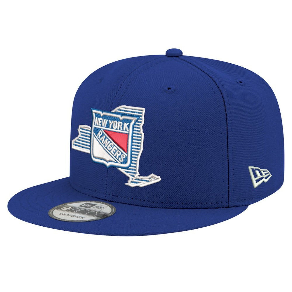 New York Rangers New Era State Pride 9FIFTY Snapback Hat - Blue | US 202530013