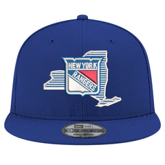 New York Rangers New Era State Pride 9FIFTY Snapback Hat - Blue | US 202530013