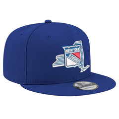 New York Rangers New Era State Pride 9FIFTY Snapback Hat - Blue | US 202530013