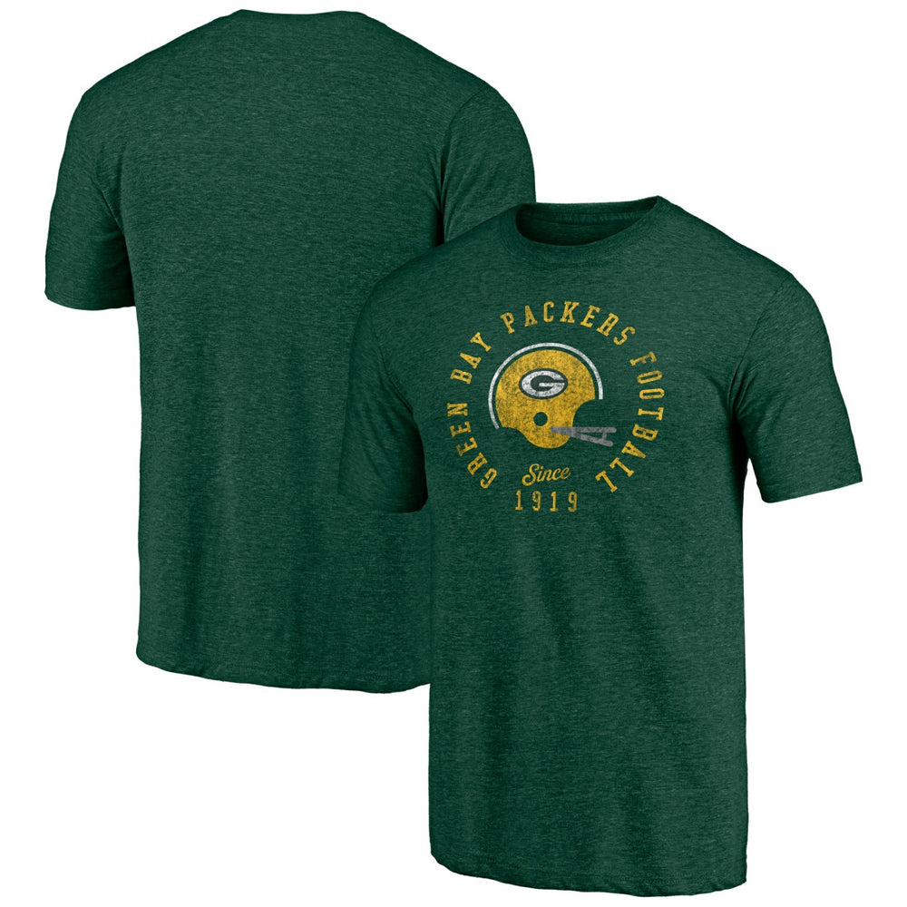 Green Bay Packers Hot Route Tri-Blend T-Shirt - Green T-shirts