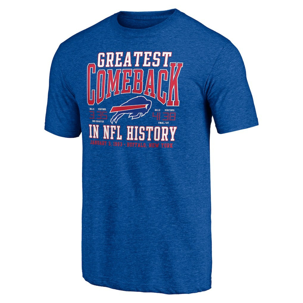 Buffalo Bills Vintage Tri-Blend T-Shirt - Royal T-shirts