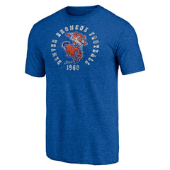 Denver Broncos Vintage Tri-Blend T-Shirt - Royal T-shirts