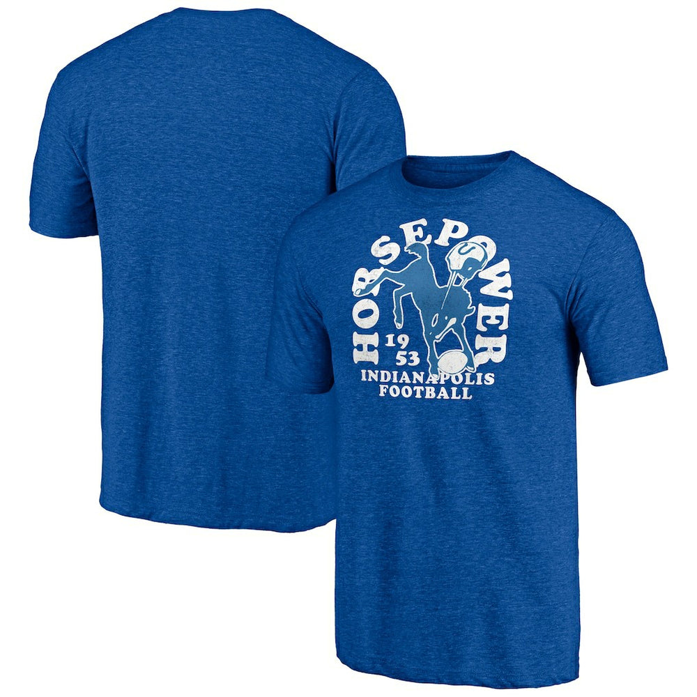 Indianapolis Colts Vintage Tri-Blend T-Shirt - Royal T-shirts