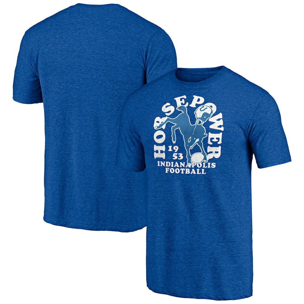 Indianapolis Colts Vintage Tri-Blend T-Shirt - Royal T-shirts