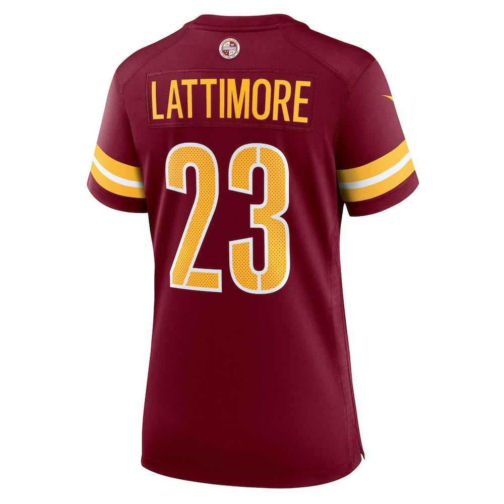 Marshon Lattimore Washington Commanders Women's Team Game Jersey - Burgundy Jerseys