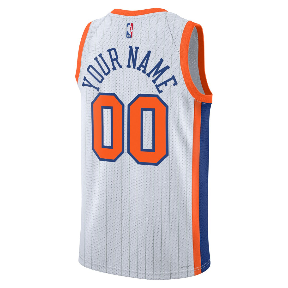 New York Knicks Unisex 2024/25 Custom Swingman Jersey City Edition White - Nike