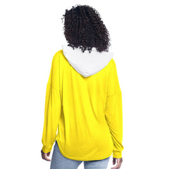 Utah Jazz G-III 4Her by Carl Banks Women's Bench Player Oversized Long Sleeve Hooded Top Gold