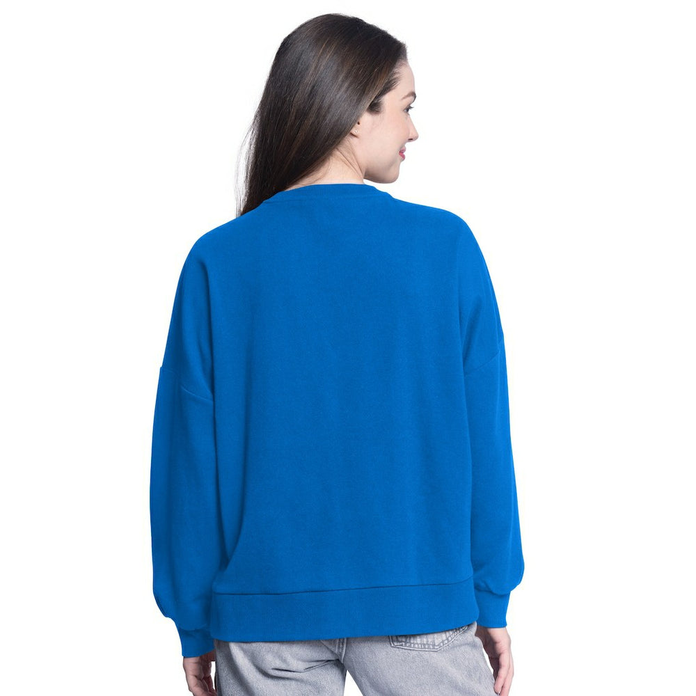 Dallas Mavericks G-III 4Her by Carl Banks Women's Athletic Pullover Sweatshirt Royal outlet
