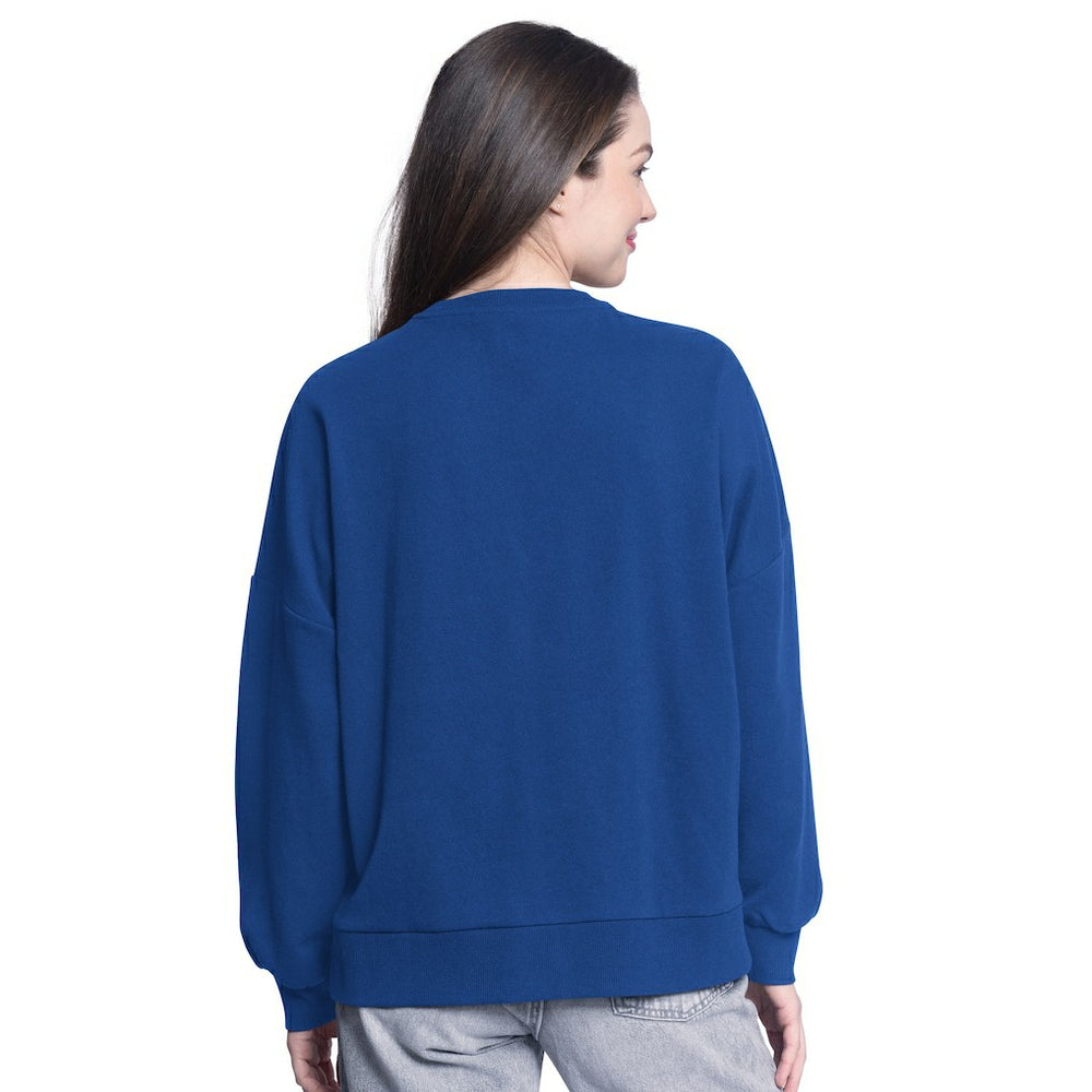 Golden State Warriors G-III 4Her by Carl Banks Women's Athletic Pullover Sweatshirt Royal