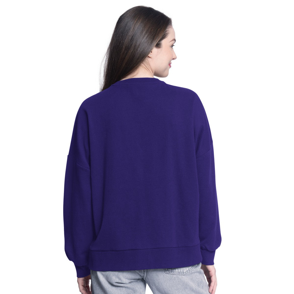 Los Angeles Lakers G-III 4Her by Carl Banks Women's Athletic Pullover Sweatshirt Purple