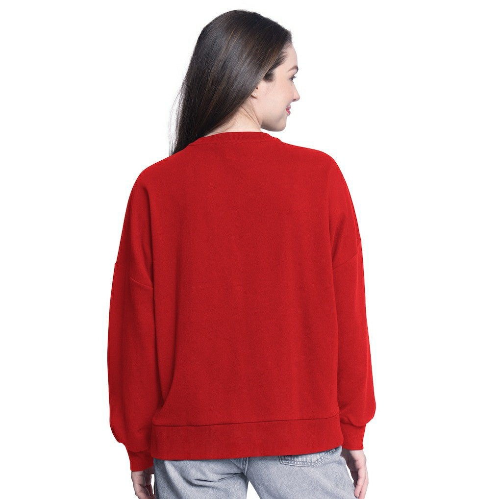 Chicago Bulls G-III 4Her by Carl Banks Women's Athletic Pullover Sweatshirt Red outlet