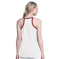 Cleveland Cavaliers G-III 4Her by Carl Banks Women's Curveball Racerback Scoop Neck Slub Tank Top White