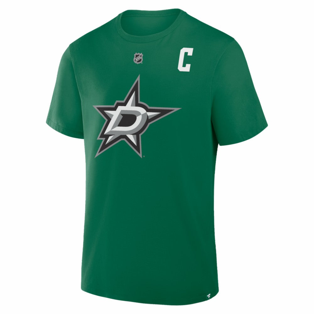 Jamie Benn Dallas Stars Fanatics Captain Authentic Stack Name & Number T-Shirt - Kelly Green | US 202531960