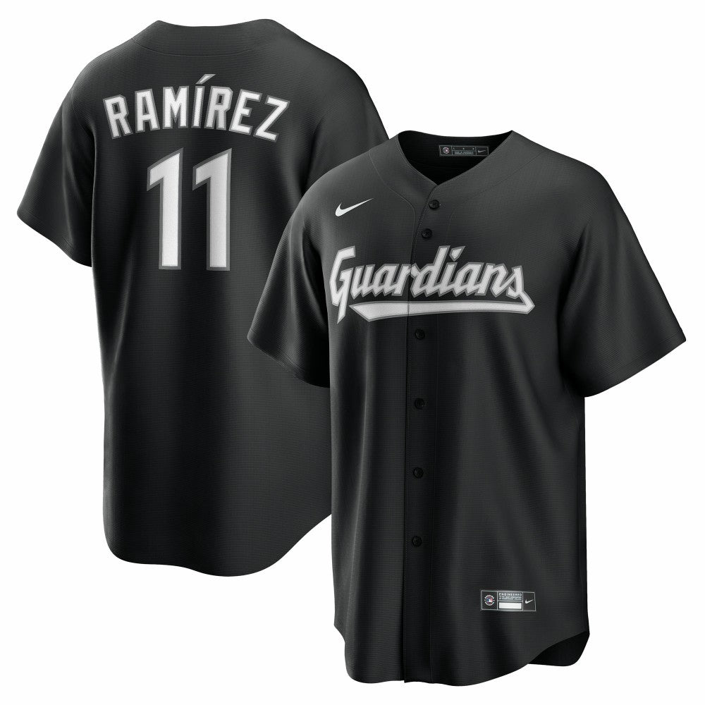 José Ramírez Cleveland Guardians Nike  Replica Player Jersey - Black Jerseys