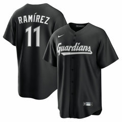 José Ramírez Cleveland Guardians Nike  Replica Player Jersey - Black Jerseys