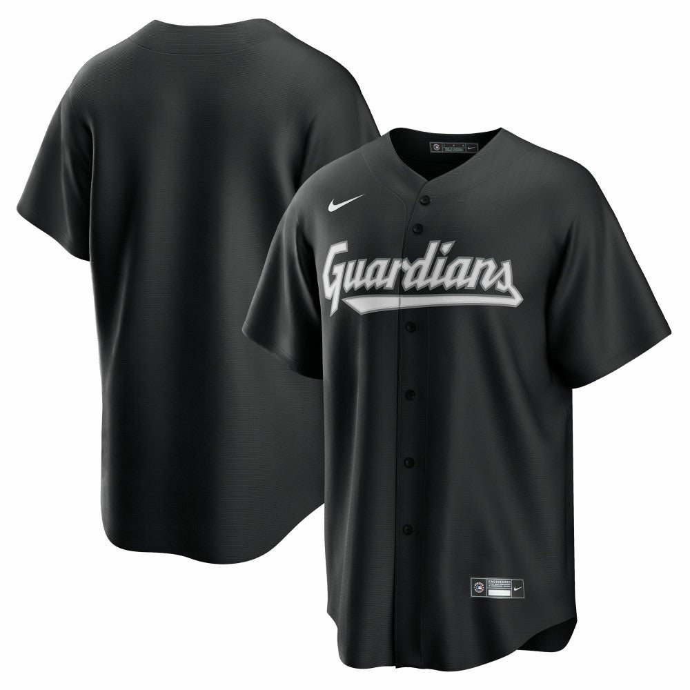 Cleveland Guardians Nike Replica Jersey - Black Jerseys