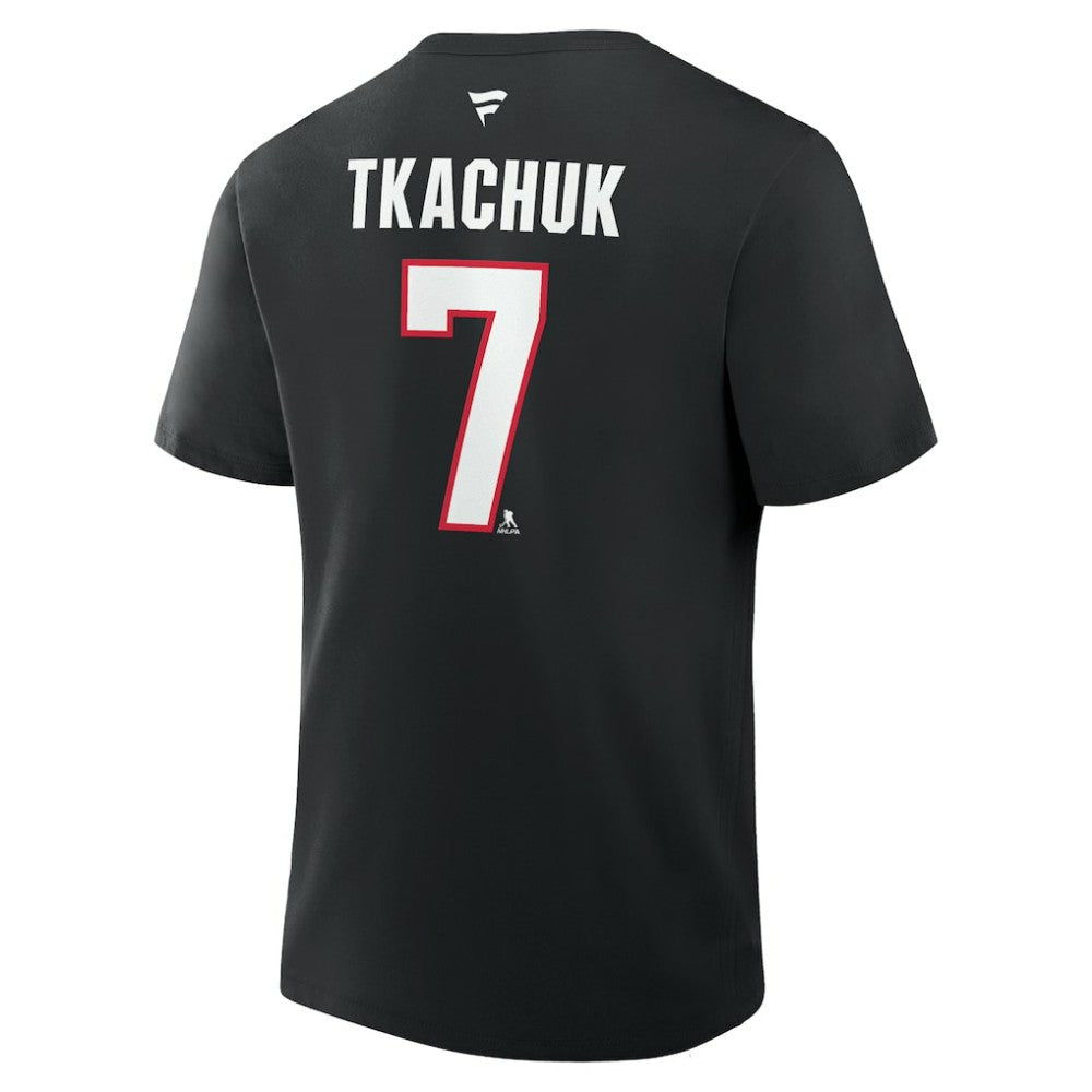 Brady Tkachuk Ottawa Senators Fanatics Authentic Stack Name & Number T-Shirt - Black | US 202532536