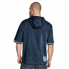 Minnesota Timberwolves Tommy Jeans Paul French Terry Short Sleeve Pullover Hoodie Navy
