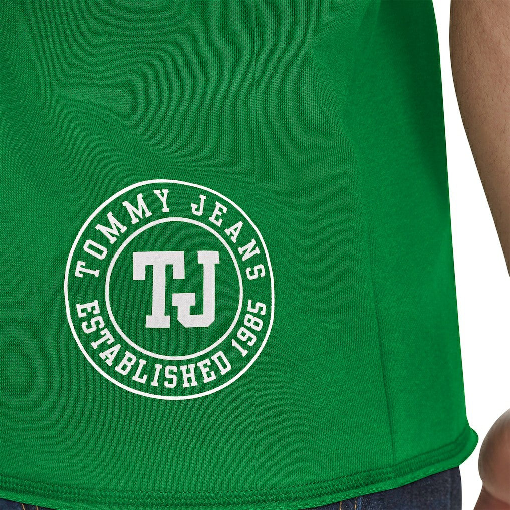 Boston Celtics Tommy Jeans Paul French Terry Short Sleeve Pullover Hoodie Kelly Green