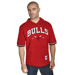 Chicago Bulls Tommy Jeans Paul French Terry Short Sleeve Pullover Hoodie Red outlet