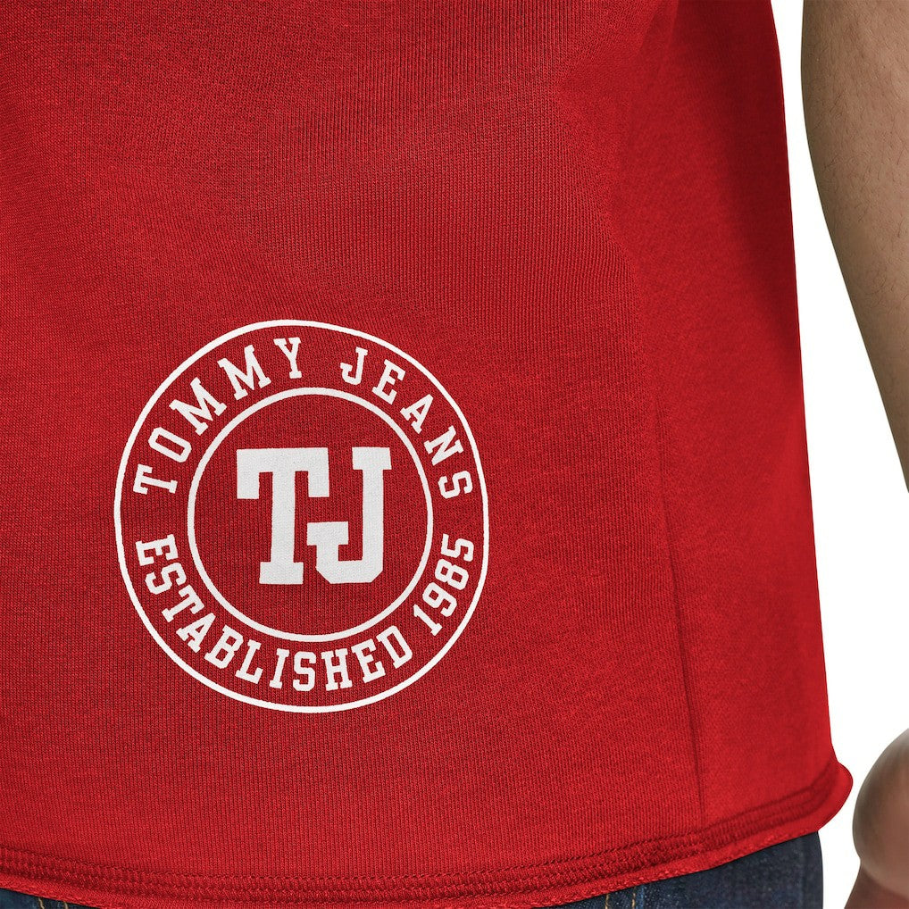 Chicago Bulls Tommy Jeans Paul French Terry Short Sleeve Pullover Hoodie Red outlet