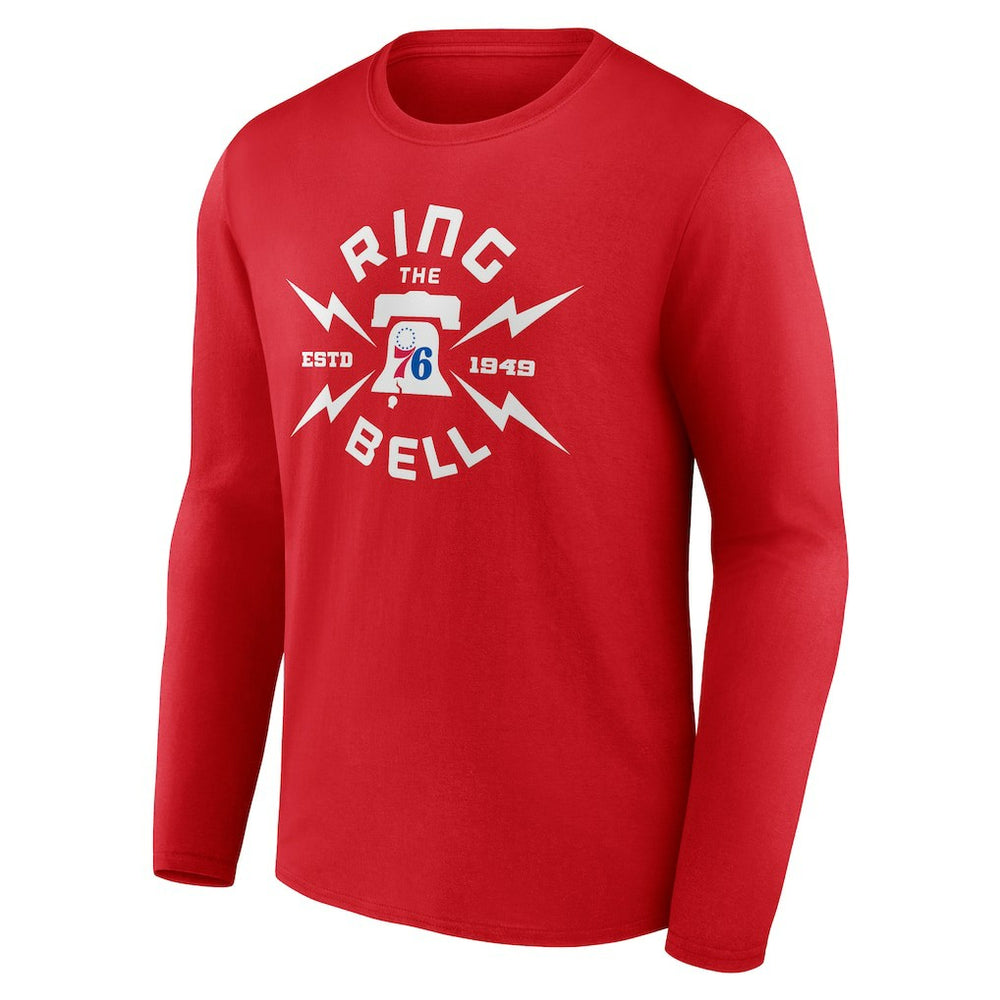 Philadelphia 76ers Huddle Long Sleeve T-Shirt Red outlet