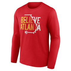 Atlanta Hawks Team Pride Long Sleeve T-Shirt Red outlet